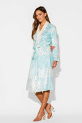 Load image into Gallery viewer, Luxury Robe: Romantique Blue (Long)