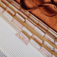 Load image into Gallery viewer, Bible Tabs: Gold Foil Dusty Pink
