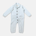 Load image into Gallery viewer, Milan Shawl Sweater Knit Baby Jumpsuit (Organic cotton): Cream / 12-18 Month