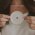 Load image into Gallery viewer, Trinket Tray: Gold Heart Jewelry Dish