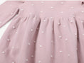 Load image into Gallery viewer, Milan Ruffle Bobble Sweater Knit Baby Dress (Organic Cotton)