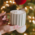 Load image into Gallery viewer, Mug: Green Stripe Holiday