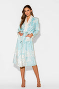 Load image into Gallery viewer, Luxury Robe: Romantique Blue (Long)