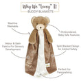 Load image into Gallery viewer, Knotty Friend: Cubby Bear Buddy Blanket