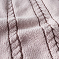 Load image into Gallery viewer, Knitted Suspender Baby Romper (Blush Pink) 6-12 months