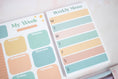 Load image into Gallery viewer, Planner: Retro Stars Weekly Planner