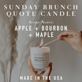 Load image into Gallery viewer, Candle: Sunday Brunch Soy Candle (11 oz)