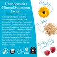 Load image into Gallery viewer, Uber-Sensitive Mineral Sunscreen Lotion - SPF 40