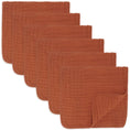 Load image into Gallery viewer, Muslin Burp Cloths: Pack of 6 (Slate)