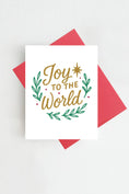 Load image into Gallery viewer, Greeting Card: Joy to the World Christmas Card Holiday Greeting