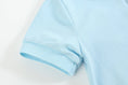 Load image into Gallery viewer, Polo Shirt: Light Blue Golf Hole