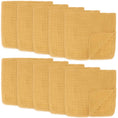 Load image into Gallery viewer, Muslin Burp Cloths by Comfy Cubs: Pack of 6 (Sky Blue)