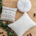 Load image into Gallery viewer, Pillow: O Christmas Tree White Reindeer Dance Pillow
