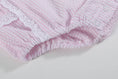 Load image into Gallery viewer, Romper: Pink Seersucker Easter Bunny Ruffle Romper