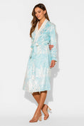 Load image into Gallery viewer, Luxury Robe: Romantique Blue (Long)