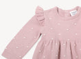 Load image into Gallery viewer, Milan Ruffle Bobble Sweater Knit Baby Dress (Organic Cotton)