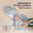 Load image into Gallery viewer, Changing Mat: Ezee Portable Diaper Changing Pad, Foldable