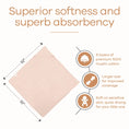 Load image into Gallery viewer, Hooded Baby Towels: Muslin Cotton - Larger for Better Coverage