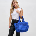Load image into Gallery viewer, Tote: Dreamer - Quilted Puffer Nylon Tote