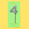 Load image into Gallery viewer, Cake Toppers - Num 0-9 - Colorful Confetti