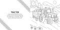 Load image into Gallery viewer, Color Me: Trucks Coloring Book
