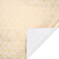 Load image into Gallery viewer, Gift Wrap: 30" x 10' Wrapping Paper | Rhombus Gold/White