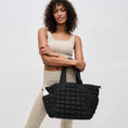Load image into Gallery viewer, Tote: Dreamer - Quilted Puffer Nylon Tote