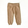 Load image into Gallery viewer, Milan Earthy Sweater Knit Baby Legging Pants Organic Cotton: Mauve Pink / 12-18 Month