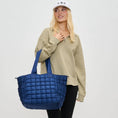 Load image into Gallery viewer, Tote: Dreamer - Quilted Puffer Nylon Tote