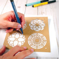 Load image into Gallery viewer, FABER-CASTELL: Mixed Media Stencils (Mandala)