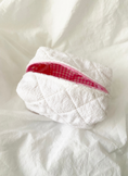 Load image into Gallery viewer, Make Up Bag - TERRY: ONE SIZE / WHITE