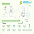 Load image into Gallery viewer, Electric Nail Trimmer with Light: Pink