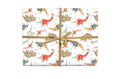 Load image into Gallery viewer, Gift Wrap: Festive Dinosaur Gift Wrap Roll