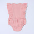 Load image into Gallery viewer, Baby Ruffle Romper (100% Muslin Cotton) Pink