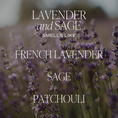 Load image into Gallery viewer, Candle: Lavender and Sage 11 oz Soy Candle
