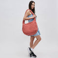 Load image into Gallery viewer, Tote: Revive - Quilted Puffer Nylon Hobo