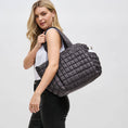 Load image into Gallery viewer, Tote: Dreamer - Quilted Puffer Nylon Tote