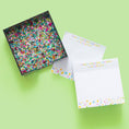 Load image into Gallery viewer, Gift Bundle: Confetti Notepad & Clipboard (Small Notepad Size 5" x 6.6")