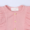 Load image into Gallery viewer, Baby Ruffle Romper (100% Muslin Cotton) Pink