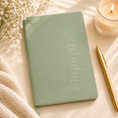Load image into Gallery viewer, Journal: HeyPeacock Journal, PREMIUM Soft Leather - ABIDING