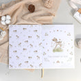 Load image into Gallery viewer, The Story of You: Fearfully and Wonderfully Made (Forest Friends) - Linen Baby Keepsake Book with Storage Box