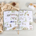Load image into Gallery viewer, The Story of You: Fearfully and Wonderfully Made (Bear Forest) - Linen Baby Keepsake Book with Storage Box