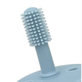 Load image into Gallery viewer, HeyPeacock Baby 360 Degrees Toothbrush with Choke Protection and Suction Base (Blue)