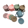 Load image into Gallery viewer, HeyPeacock Baby and Toddler Silicone Drinking/Snack Cup Sets