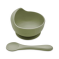 Load image into Gallery viewer, Bowl & Spoon Set, Baby/Toddler, HeyPEACOCK, Food-Grade Silicone