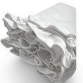 Load image into Gallery viewer, 100% PIMA Cotton Ruffle Blanket: White