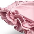 Load image into Gallery viewer, 100% PIMA Cotton Pink Ruffle Blanket with Pink Picot Trim