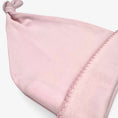 Load image into Gallery viewer, 100% PIMA Cotton Newborn Pleated Gown & Hat Set: Light Pink (0-6 months)