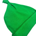 Load image into Gallery viewer, 100% PIMA Cotton Newborn Pleated Gown & Hat Set: Green (0-6 months)