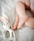 Load image into Gallery viewer, Organic Natural Teether, Rattle & Bath Toy: Havah the Bunny
